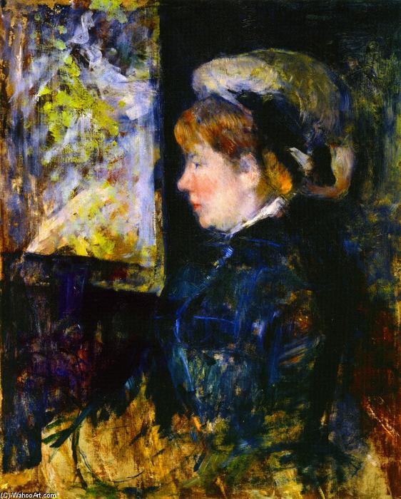 Wikioo.org - The Encyclopedia of Fine Arts - Painting, Artwork by Mary Stevenson Cassatt - The Visitor