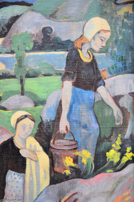 Wikioo.org - The Encyclopedia of Fine Arts - Painting, Artwork by Paul Serusier - The Washerwomen