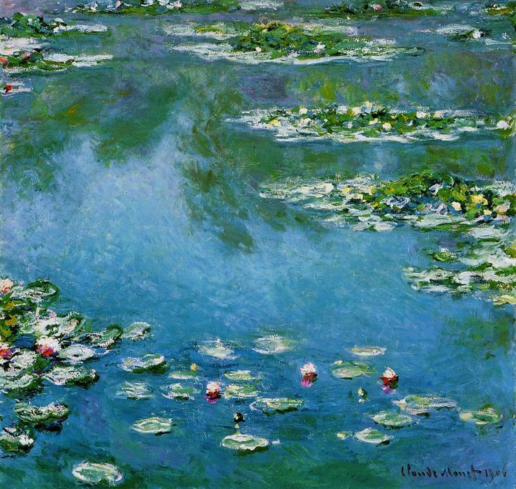 Wikioo.org - The Encyclopedia of Fine Arts - Painting, Artwork by Claude Monet - Water-Lilies (15)
