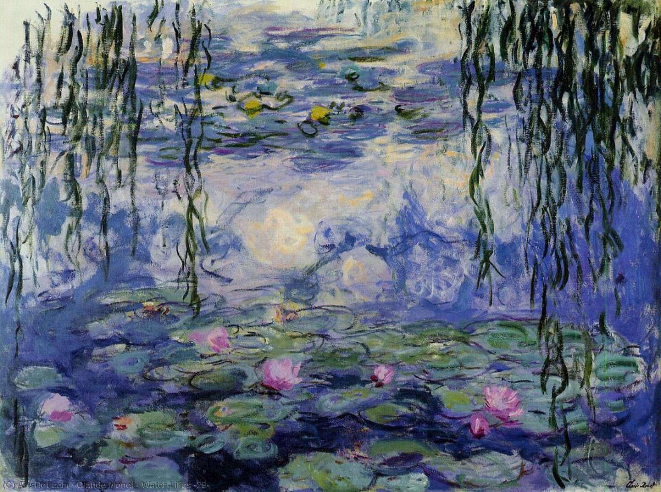 Wikioo.org – La Enciclopedia de las Bellas Artes - Pintura, Obras de arte de Claude Monet - Agua-Lirios 29