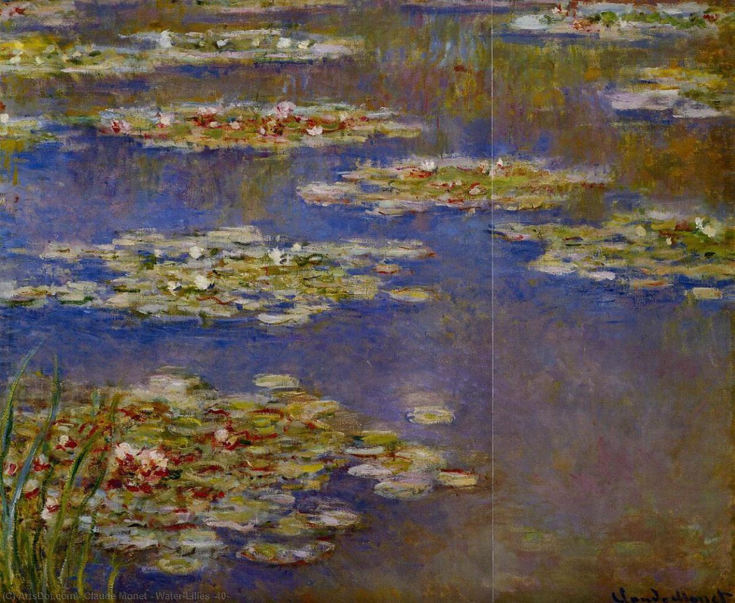 WikiOO.org – 美術百科全書 - 繪畫，作品 Claude Monet - 睡莲 40