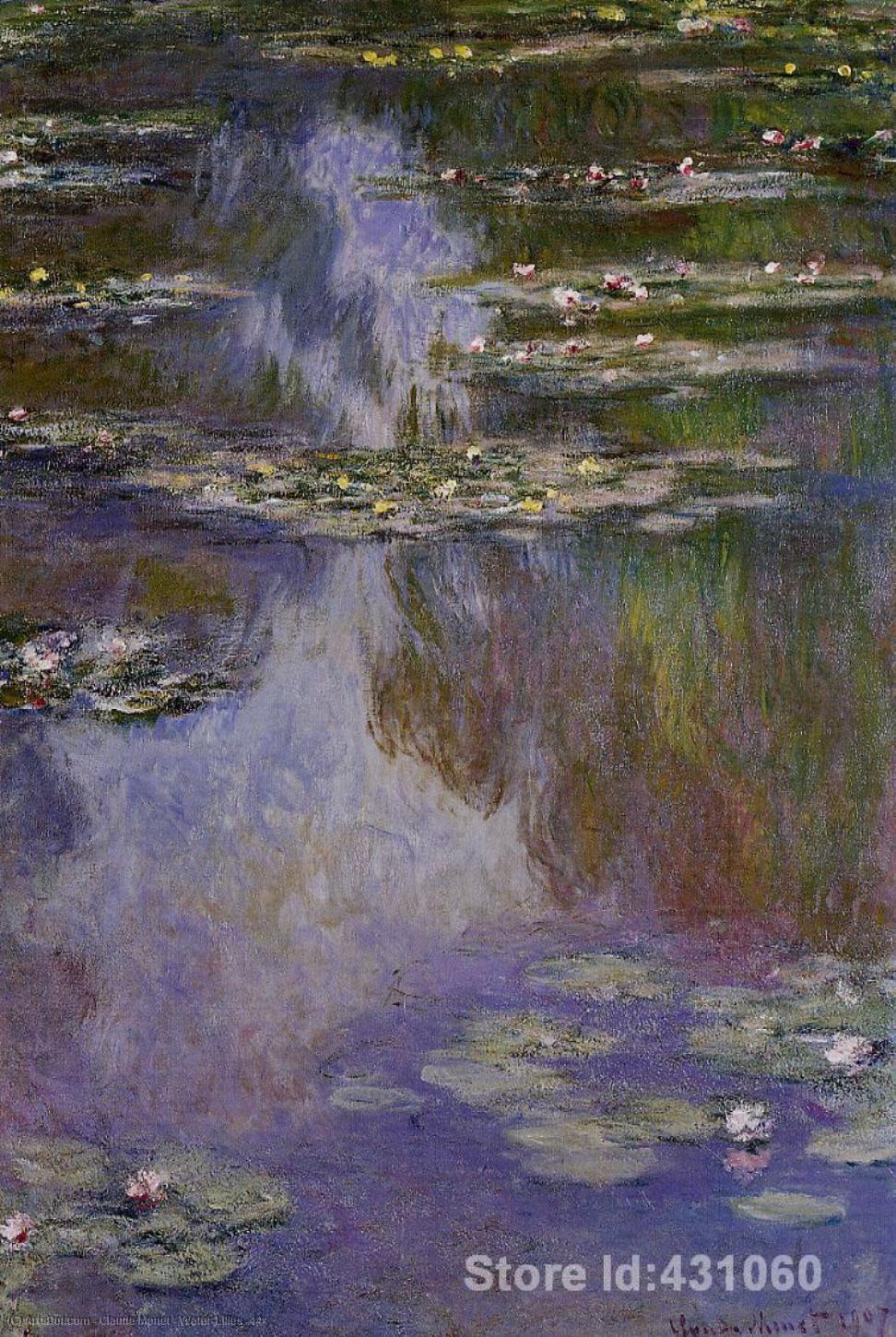 Wikioo.org - The Encyclopedia of Fine Arts - Painting, Artwork by Claude Monet - Water-Lilies (44)