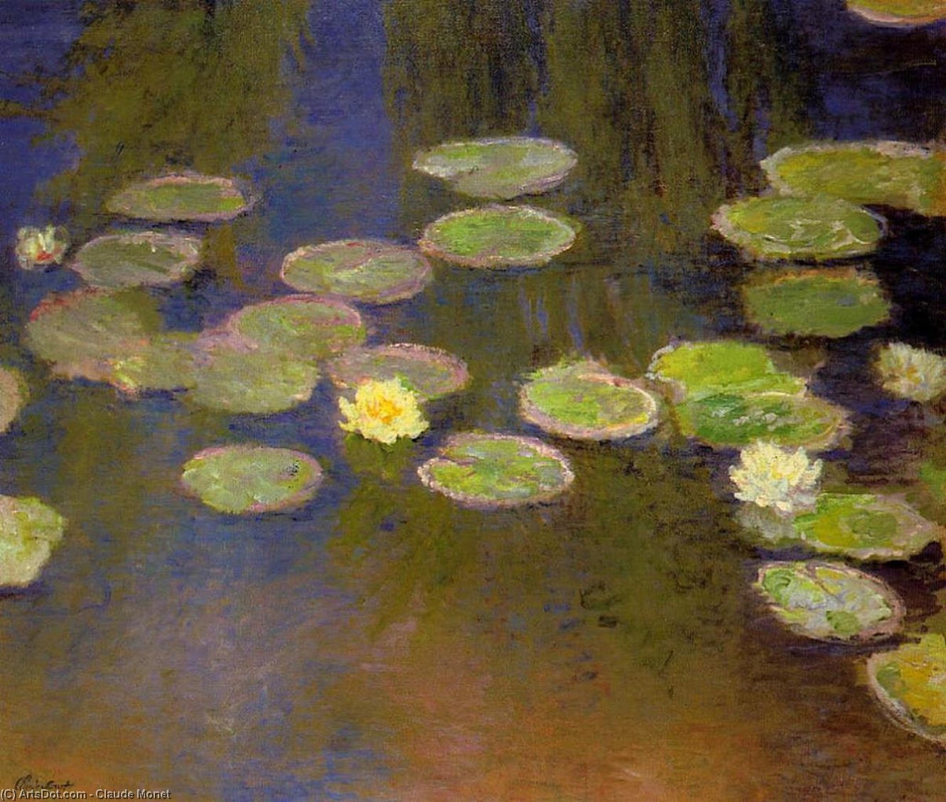WikiOO.org – 美術百科全書 - 繪畫，作品 Claude Monet - 睡莲 48