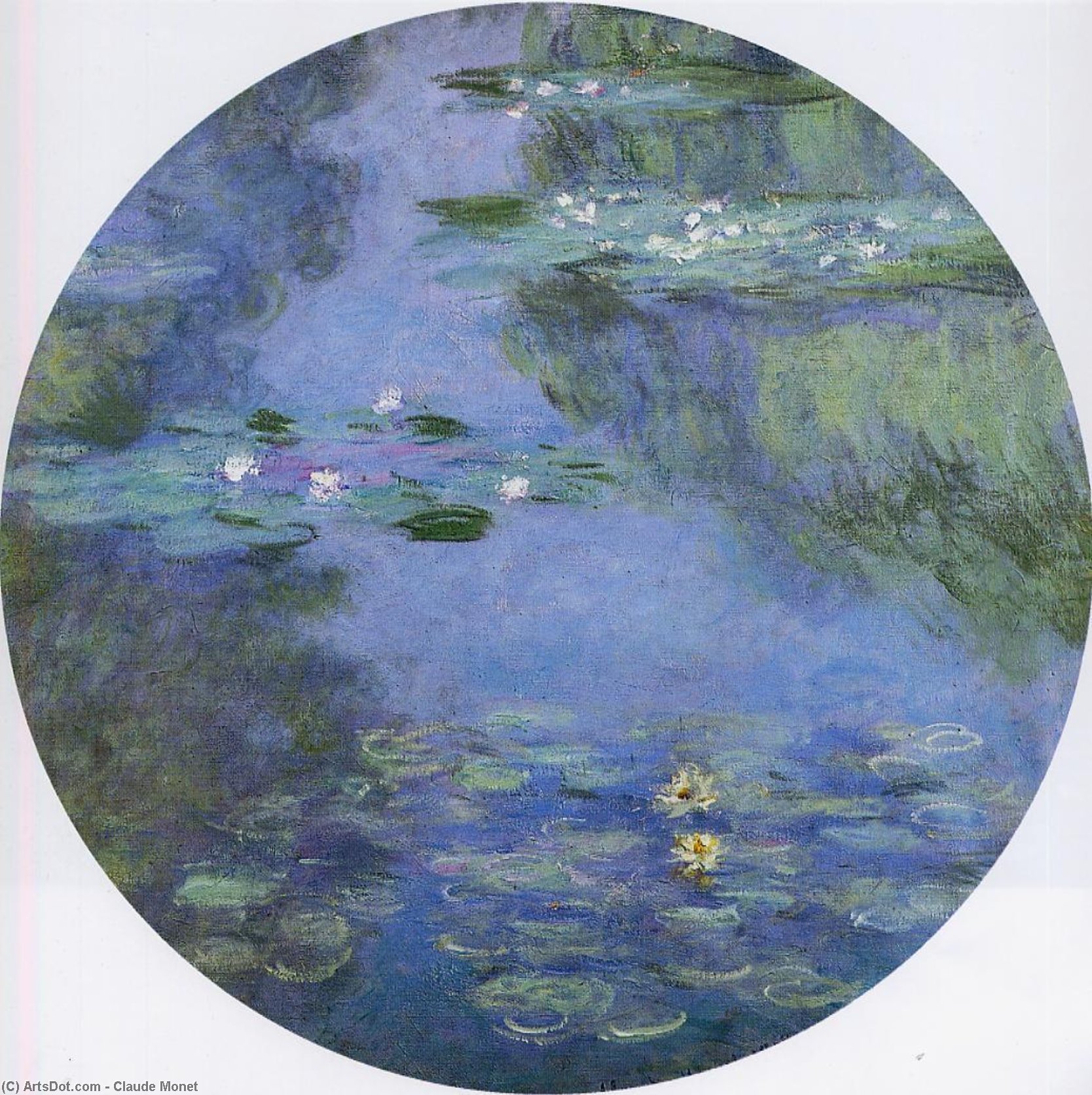 Wikioo.org - The Encyclopedia of Fine Arts - Painting, Artwork by Claude Monet - Water-Lilies (53)