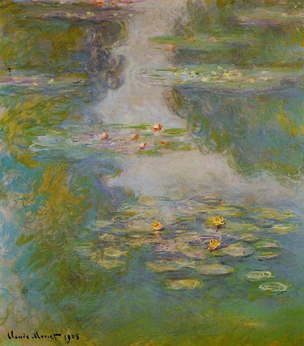 Wikioo.org - สารานุกรมวิจิตรศิลป์ - จิตรกรรม Claude Monet - Water-Lilies (58)
