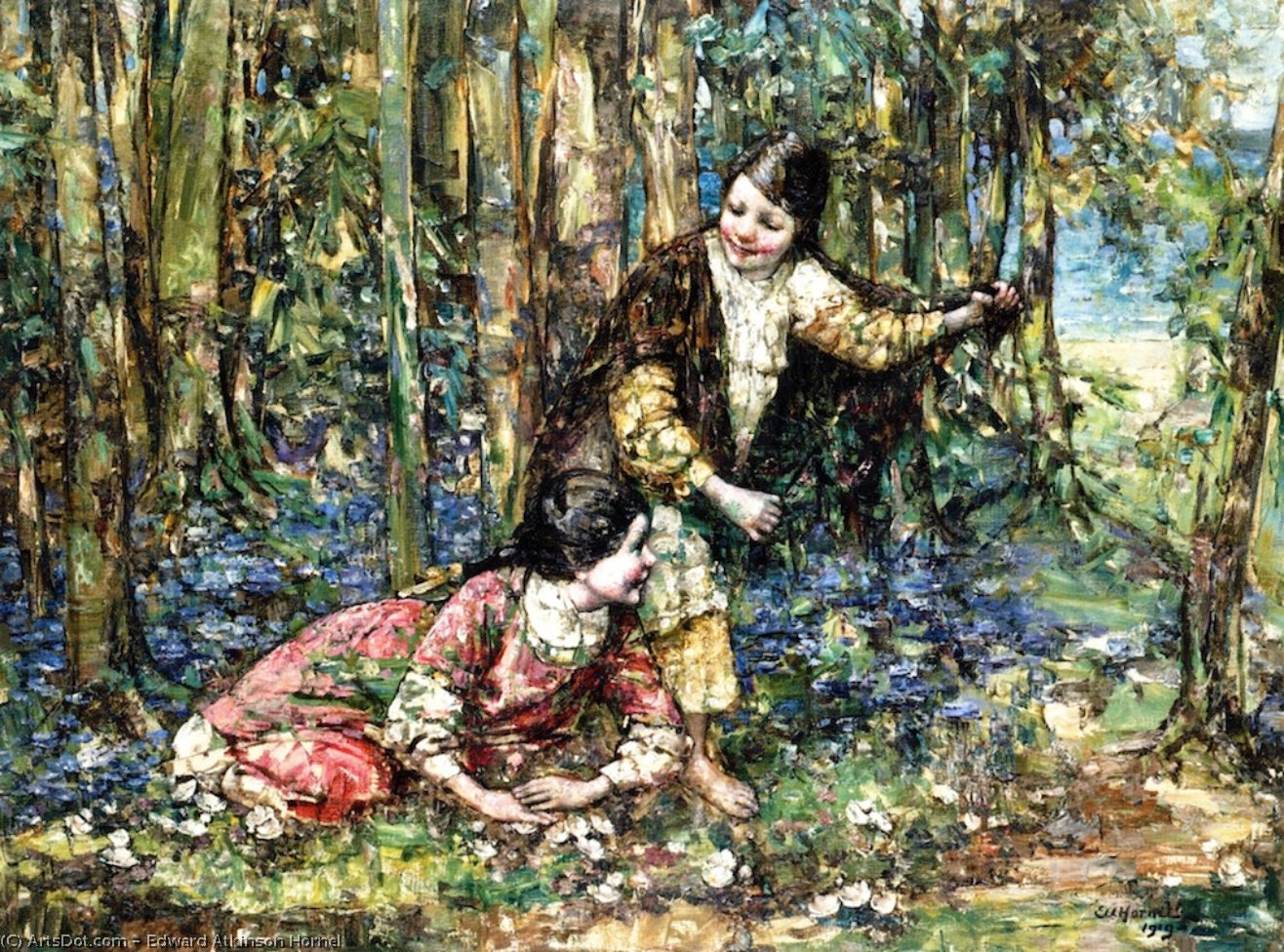Wikioo.org - The Encyclopedia of Fine Arts - Painting, Artwork by Edward Atkinson Hornel - The Way to the Sea