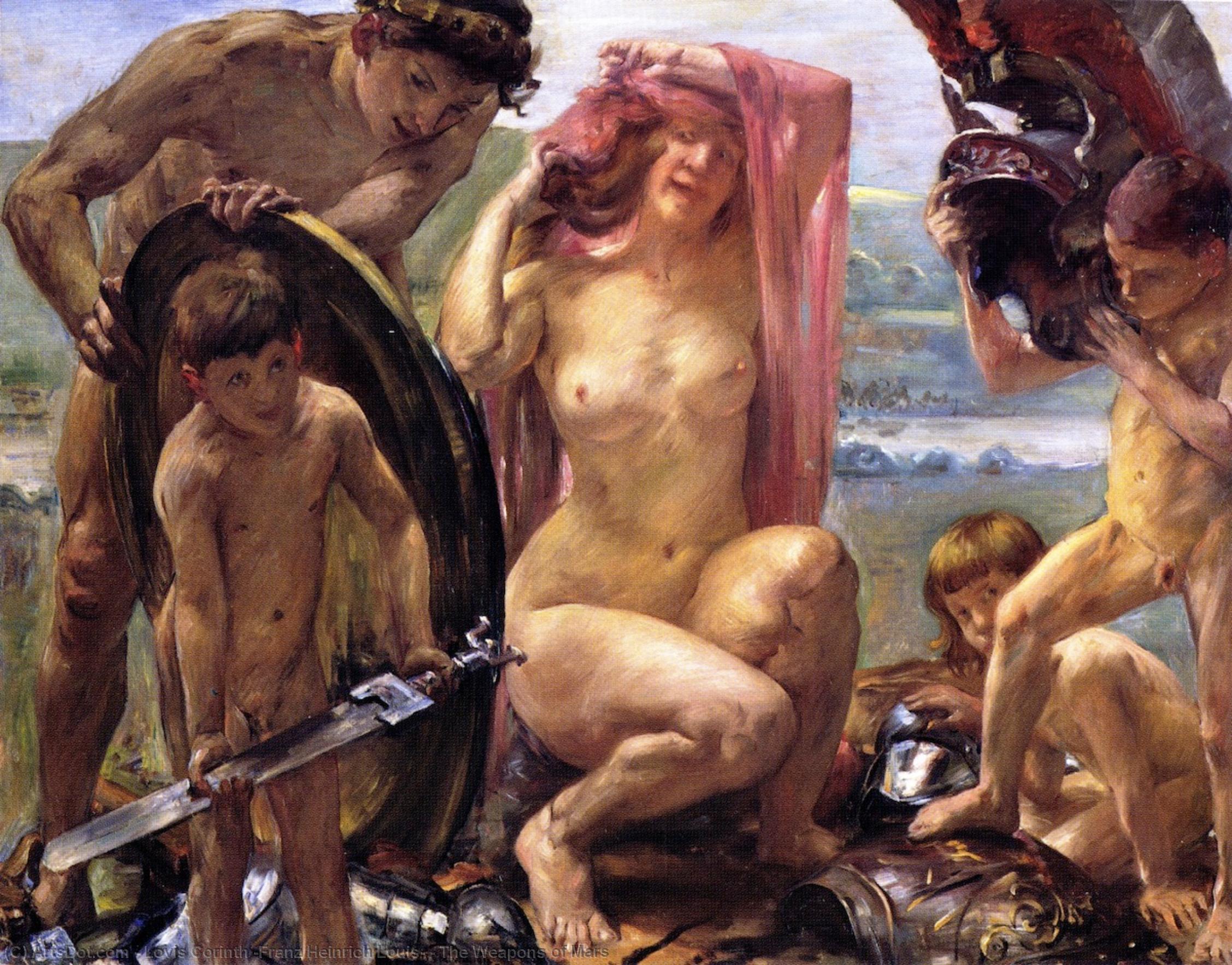 Wikioo.org – La Enciclopedia de las Bellas Artes - Pintura, Obras de arte de Lovis Corinth (Franz Heinrich Louis) - el armas  todaclasede  Marte
