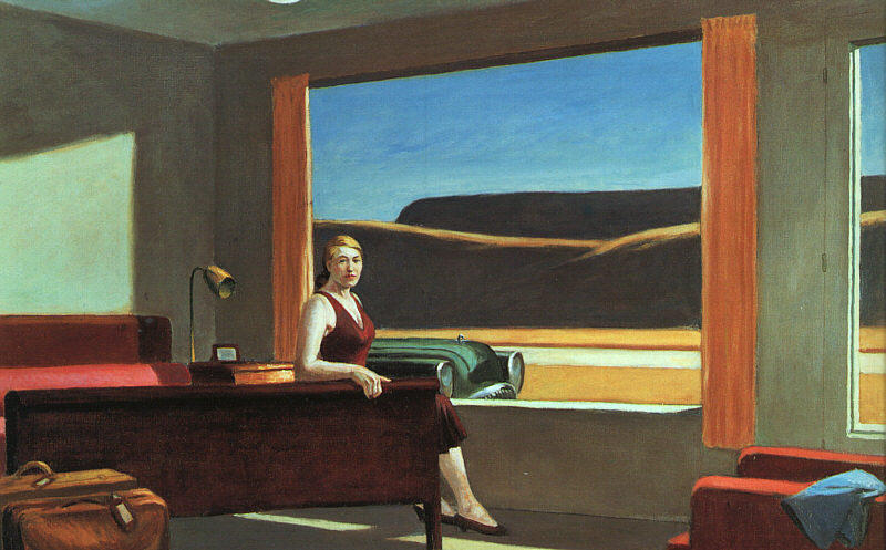 WikiOO.org - Encyclopedia of Fine Arts - Malba, Artwork Edward Hopper - Western Motel