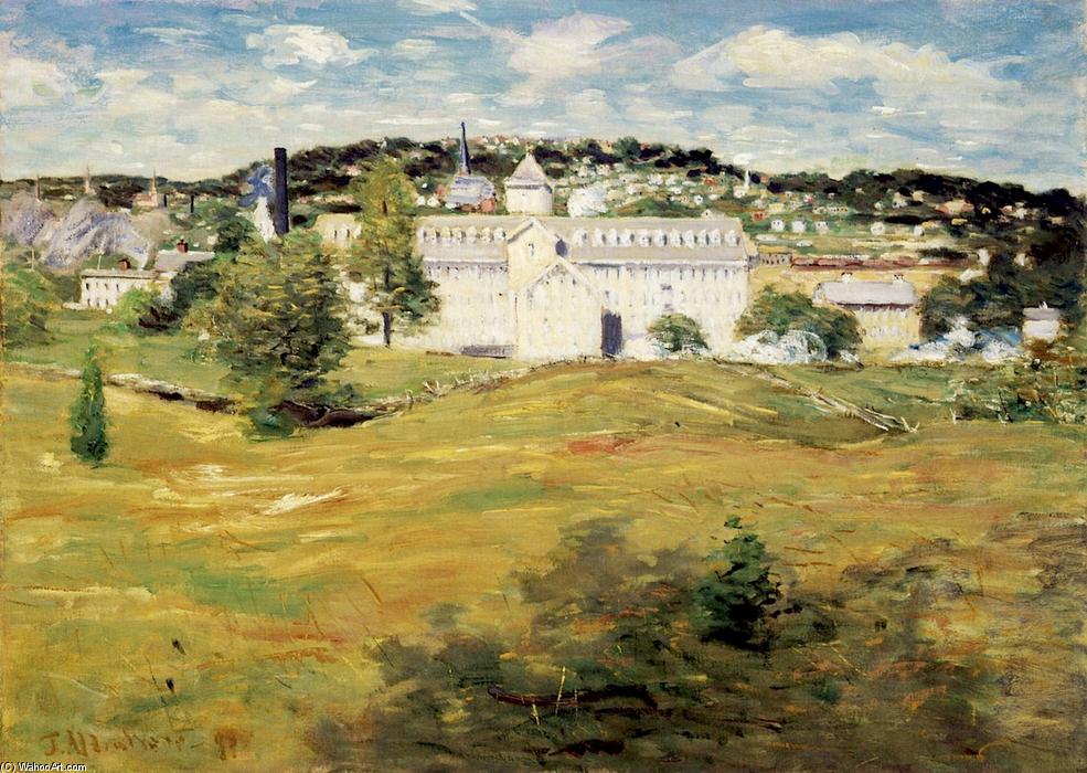 Wikioo.org - The Encyclopedia of Fine Arts - Painting, Artwork by Julian Alden Weir - Willimantic Thread Factory