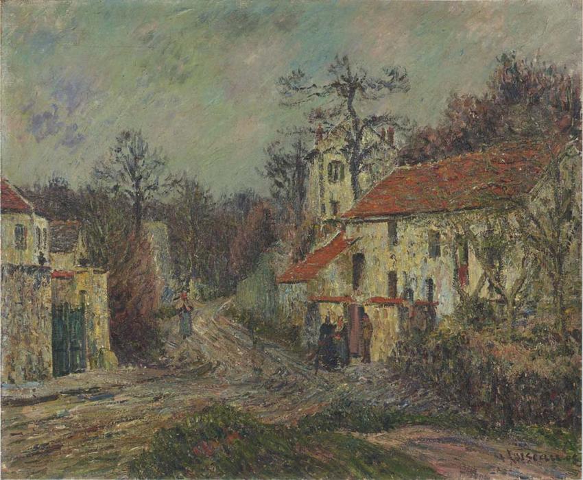 WikiOO.org - Encyclopedia of Fine Arts - Lukisan, Artwork Gustave Loiseau - Winter in Chaponival