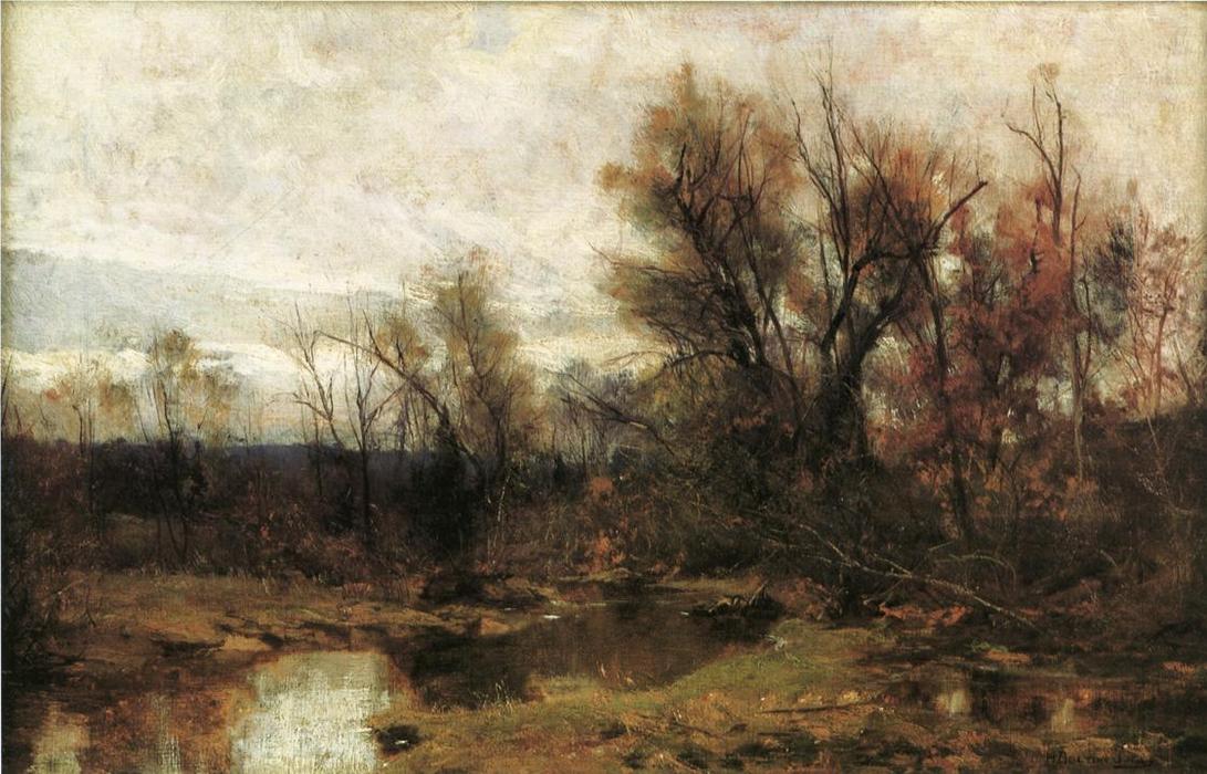 Wikioo.org - The Encyclopedia of Fine Arts - Painting, Artwork by Hugh Bolton Jones - Winter Landscape