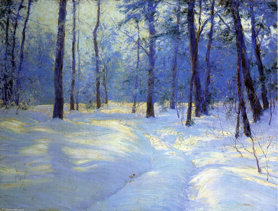 Wikioo.org - The Encyclopedia of Fine Arts - Painting, Artwork by Walter Launt Palmer - Winter's Golden Glow