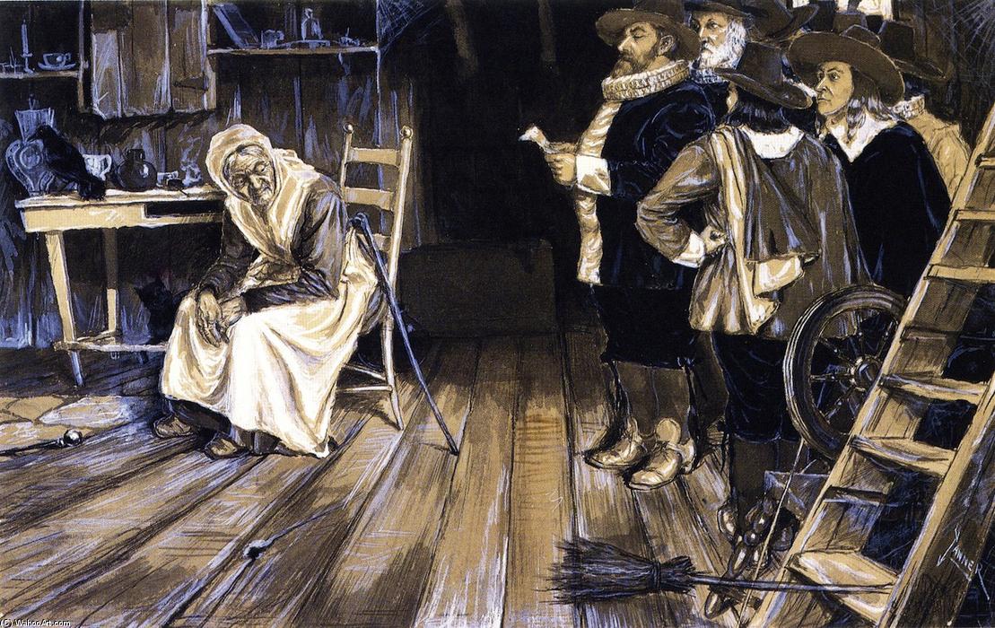 Wikioo.org - สารานุกรมวิจิตรศิลป์ - จิตรกรรม Henry Ossawa Tanner - The Witch Hunt