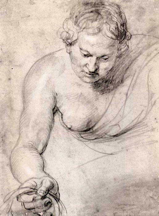 Wikioo.org – La Enciclopedia de las Bellas Artes - Pintura, Obras de arte de Peter Paul Rubens - mujer