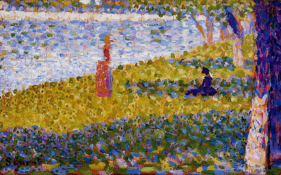 Wikioo.org - The Encyclopedia of Fine Arts - Painting, Artwork by Georges Pierre Seurat - Women by the Water