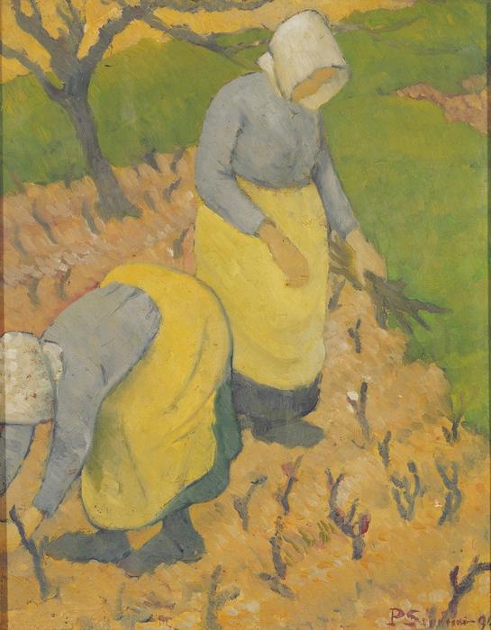 Wikioo.org – L'Enciclopedia delle Belle Arti - Pittura, Opere di Paul Serusier - Le donne nel vigneto
