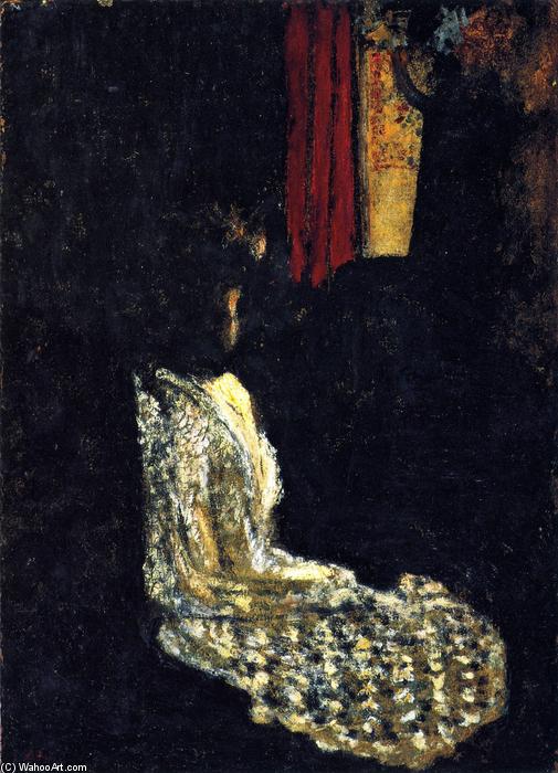 Wikioo.org - The Encyclopedia of Fine Arts - Painting, Artwork by Jean Edouard Vuillard - Woman Seated in a Dark Room