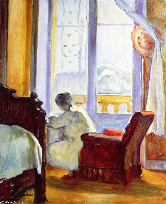 Wikioo.org - The Encyclopedia of Fine Arts - Painting, Artwork by Henri Lebasque - Woman Writing