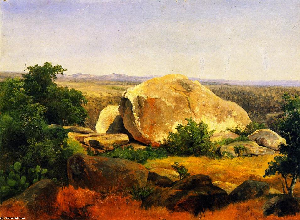 Wikioo.org - The Encyclopedia of Fine Arts - Painting, Artwork by Herman Lungkwitz - Yellow Boulders on Bear Mountain