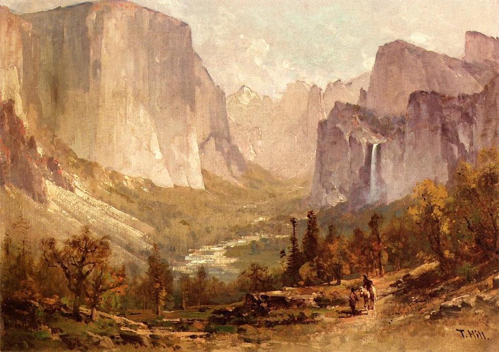 Wikioo.org - The Encyclopedia of Fine Arts - Painting, Artwork by Thomas Hill - Yosemite Valley
