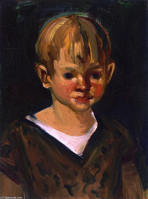 WikiOO.org - Encyclopedia of Fine Arts - Maleri, Artwork George Benjamin Luks - Young Boy