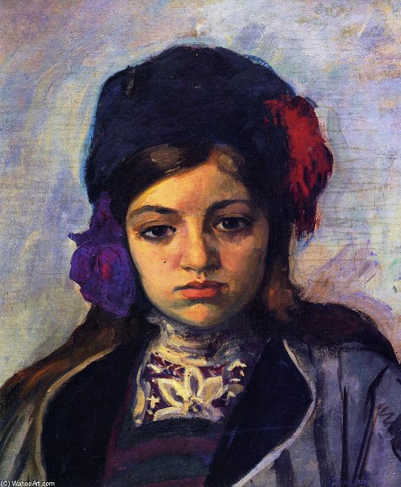 Wikioo.org - The Encyclopedia of Fine Arts - Painting, Artwork by Henri Lebasque - Young child in a turban