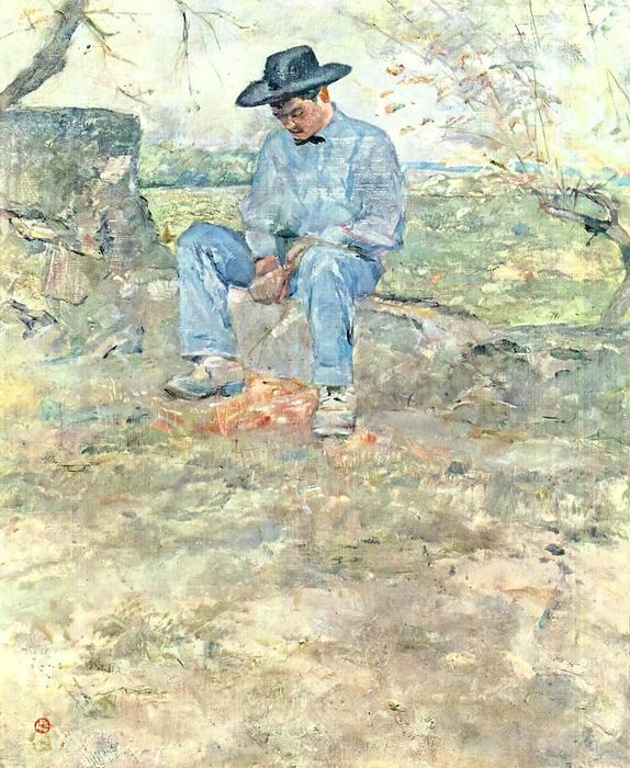 Wikioo.org – L'Encyclopédie des Beaux Arts - Peinture, Oeuvre de Henri De Toulouse Lautrec - Jeune Routy à Celeyran