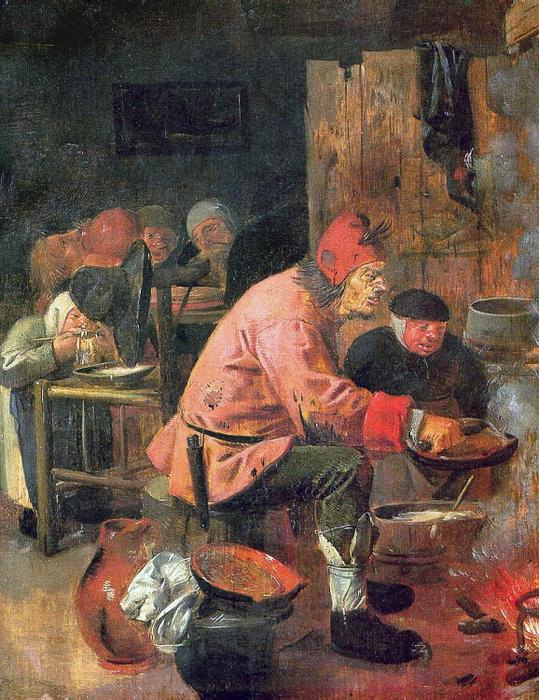 Wikioo.org - The Encyclopedia of Fine Arts - Painting, Artwork by Adriaen Brouwer - The Pancake Baker