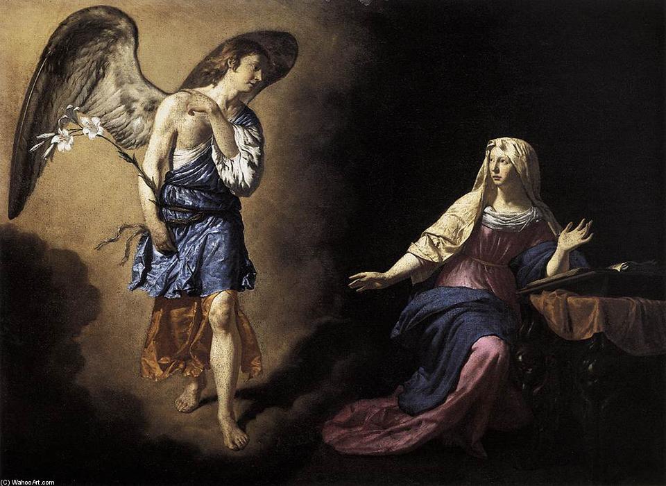Wikioo.org - The Encyclopedia of Fine Arts - Painting, Artwork by Adriaen Van De Velde - The Annunciation