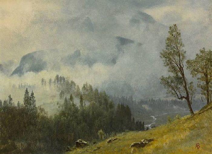 Wikioo.org - The Encyclopedia of Fine Arts - Painting, Artwork by Albert Bierstadt - Western Landscape