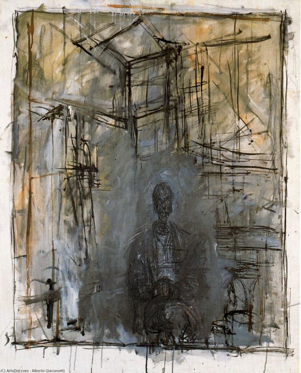 WikiOO.org - Encyclopedia of Fine Arts - Maľba, Artwork Alberto Giacometti - Diego