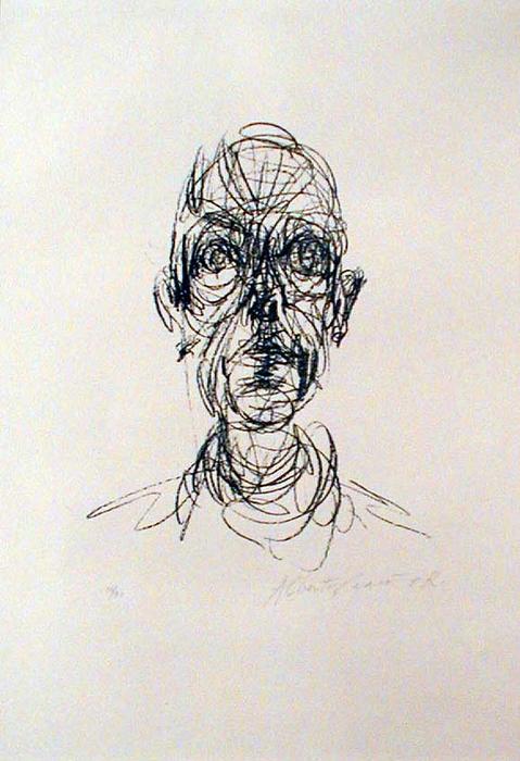 Wikioo.org - The Encyclopedia of Fine Arts - Painting, Artwork by Alberto Giacometti - Head