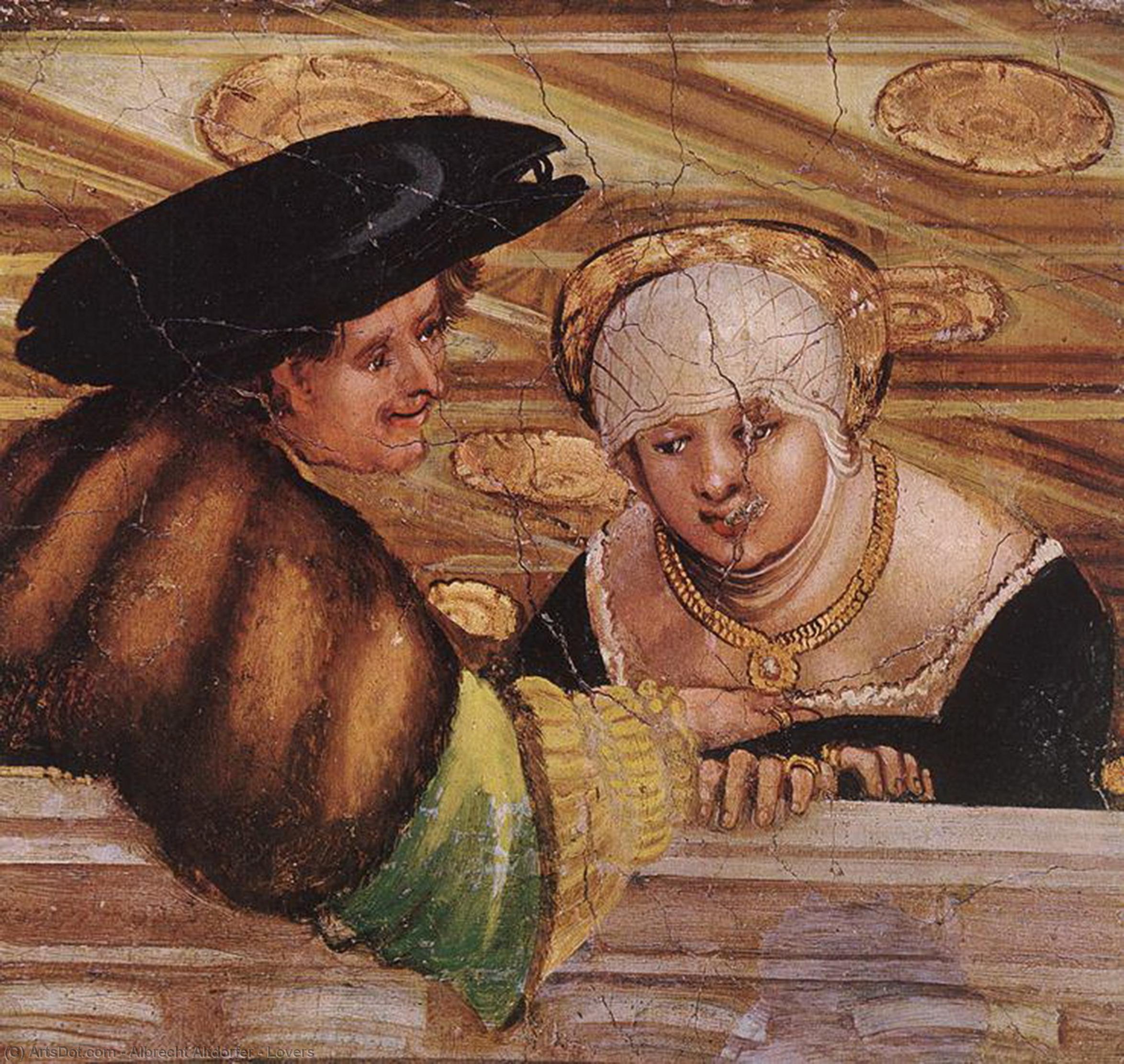 Wikioo.org - The Encyclopedia of Fine Arts - Painting, Artwork by Albrecht Altdorfer - Lovers