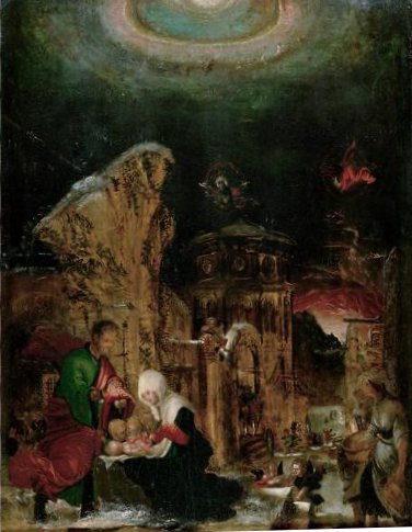 Wikioo.org – L'Encyclopédie des Beaux Arts - Peinture, Oeuvre de Albrecht Altdorfer - Nativité