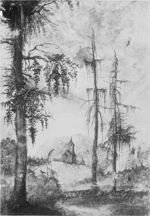 WikiOO.org - Енциклопедія образотворчого мистецтва - Живопис, Картини
 Albrecht Altdorfer - Alpine Landscape with Church