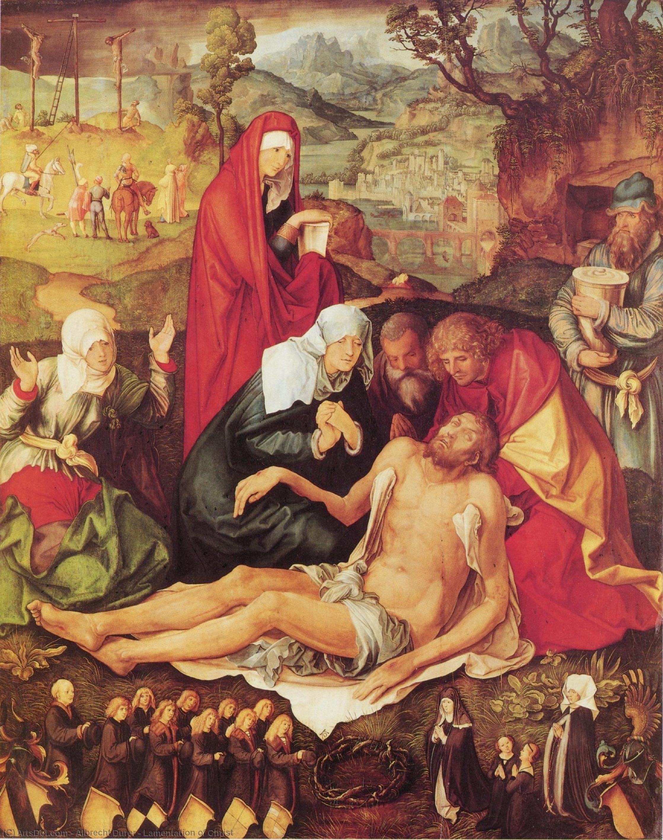 Wikioo.org - The Encyclopedia of Fine Arts - Painting, Artwork by Albrecht Durer - Lamentation of Christ