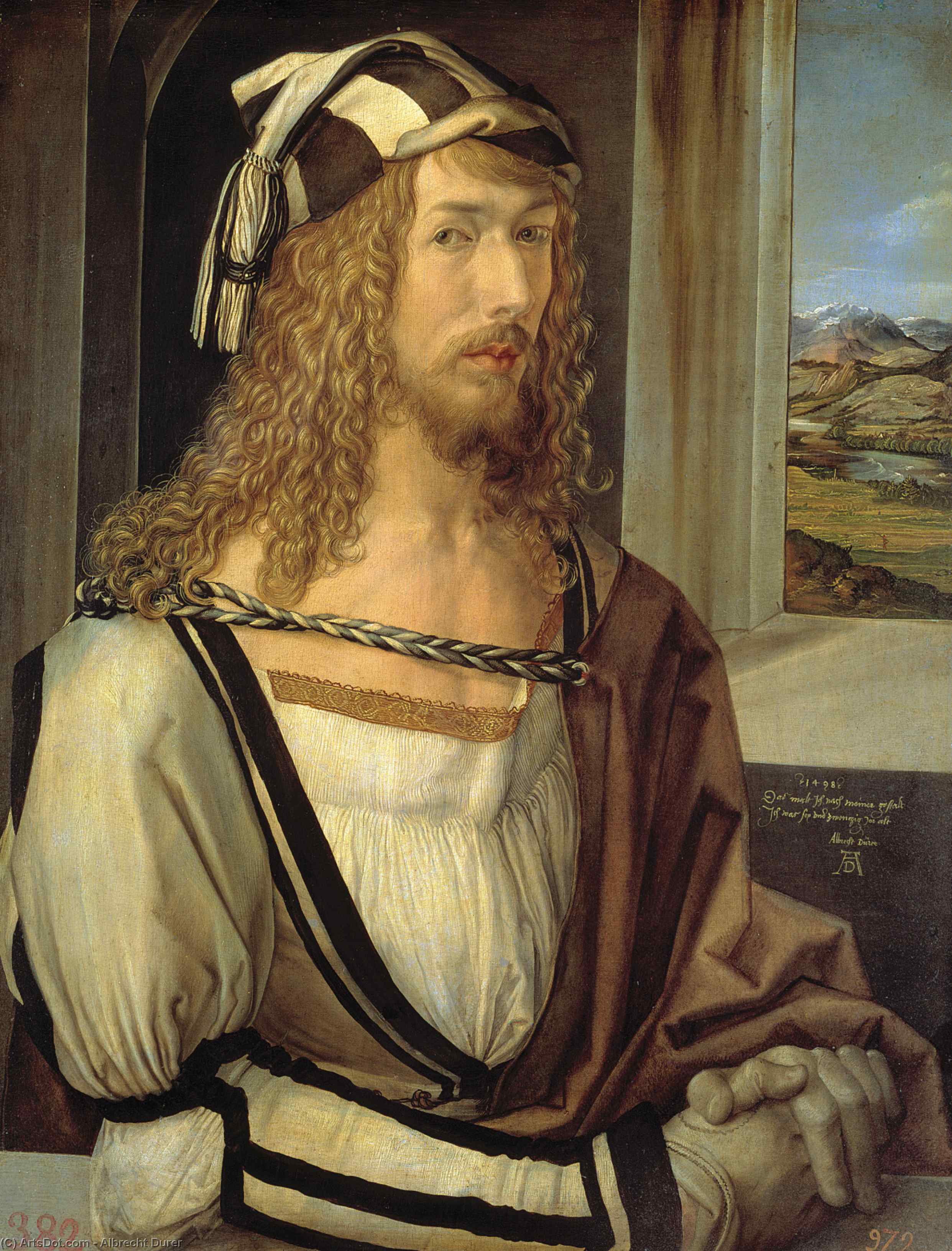 WikiOO.org - Enciclopedia of Fine Arts - Pictura, lucrări de artă Albrecht Durer - Self-Portrait