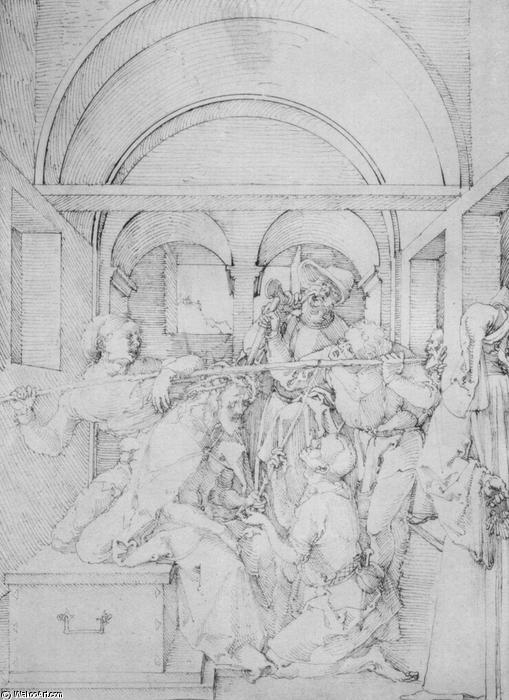 Wikioo.org - The Encyclopedia of Fine Arts - Painting, Artwork by Albrecht Durer - Crowning with Thorns