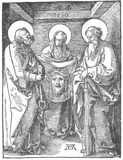 Wikioo.org - The Encyclopedia of Fine Arts - Painting, Artwork by Albrecht Durer - The Sudarium of St Veronica