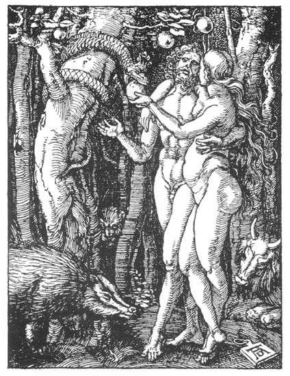 WikiOO.org - Encyclopedia of Fine Arts - Maalaus, taideteos Albrecht Durer - The Fall