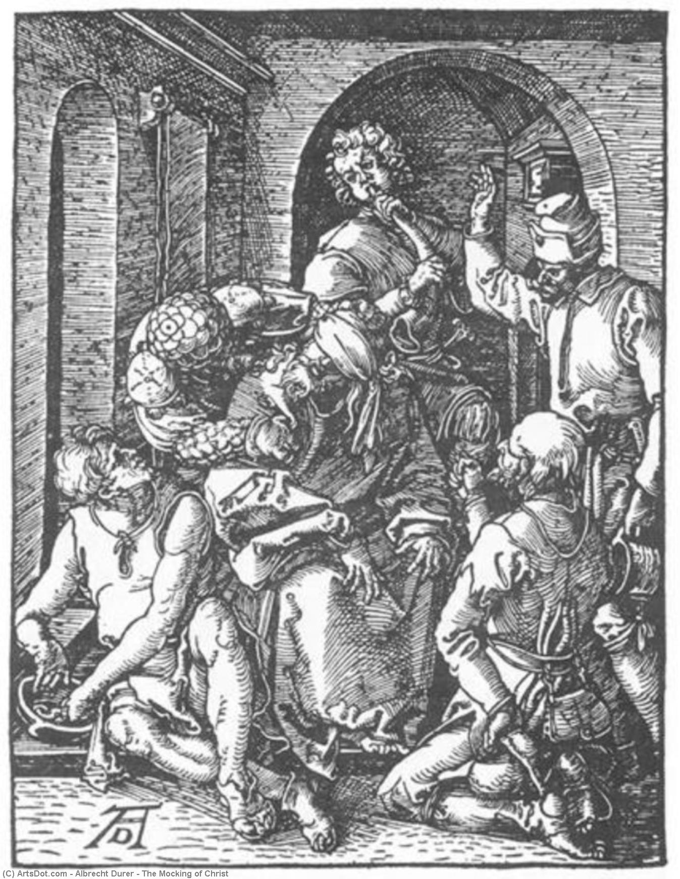 WikiOO.org – 美術百科全書 - 繪畫，作品 Albrecht Durer - 基督的嘲笑