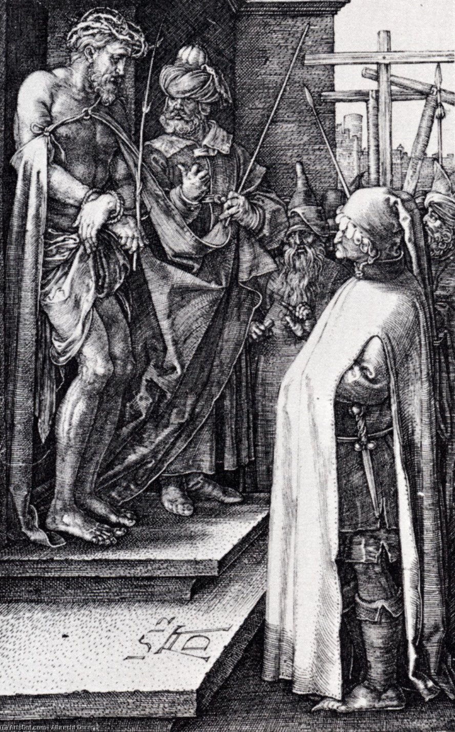 WikiOO.org - Encyclopedia of Fine Arts - Målning, konstverk Albrecht Durer - Ecce Homo