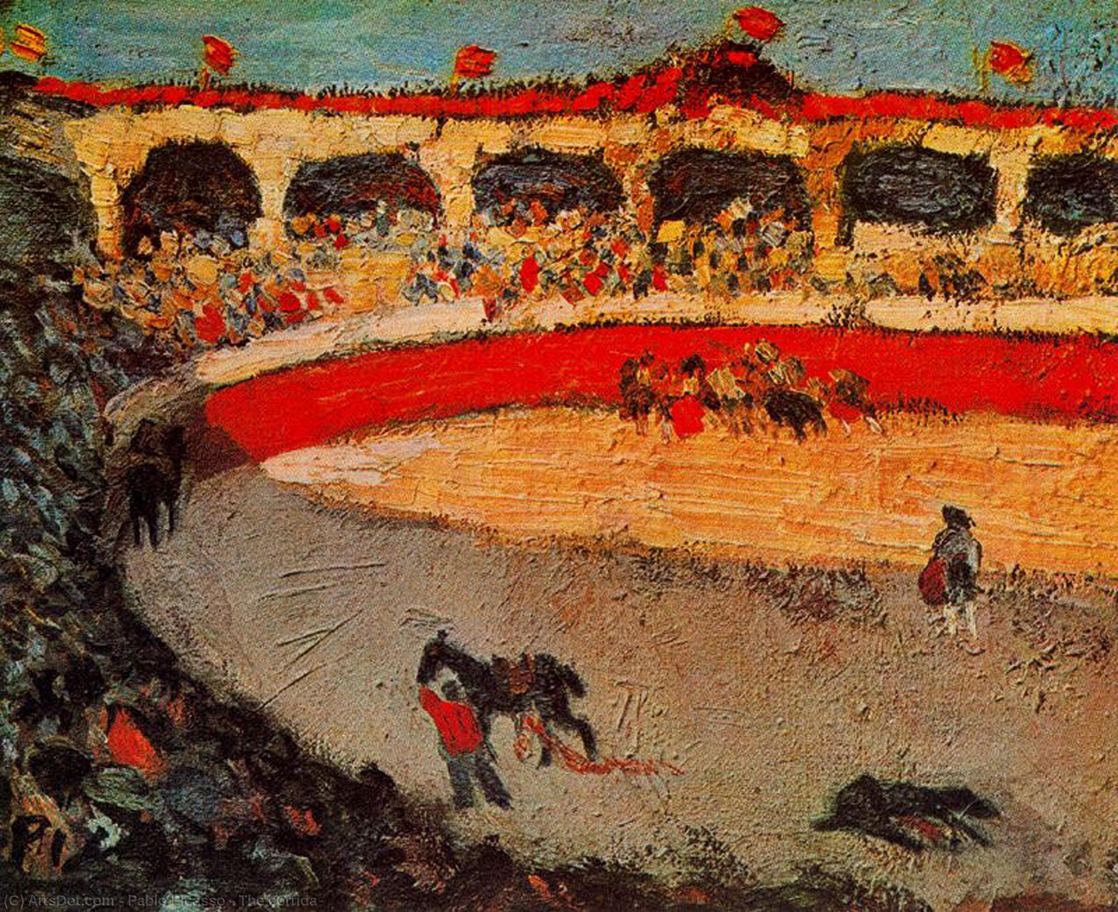 Wikioo.org - The Encyclopedia of Fine Arts - Painting, Artwork by Pablo Picasso - The corrida