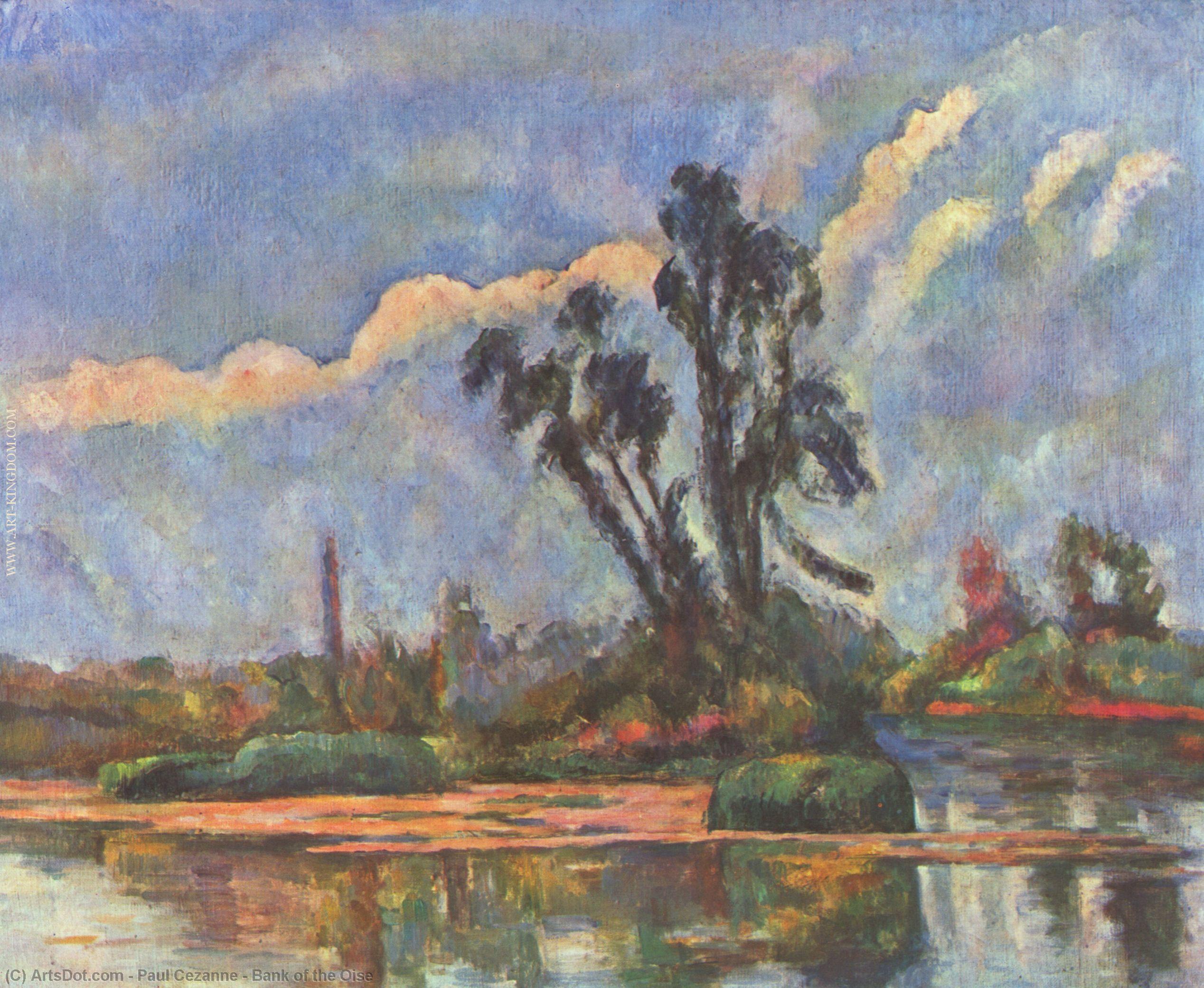 WikiOO.org - Encyclopedia of Fine Arts - Målning, konstverk Paul Cezanne - Bank of the Oise