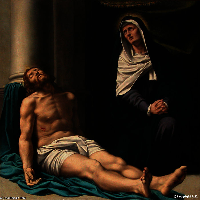 WikiOO.org - Encyclopedia of Fine Arts - Lukisan, Artwork Bernardino Gatti - Jesus-christ