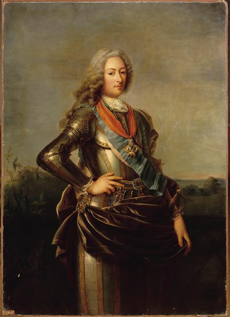 Wikioo.org - The Encyclopedia of Fine Arts - Painting, Artwork by Charles Antoine Coypel - Portrait Of Louis D'orleans, Duke Of Orleans