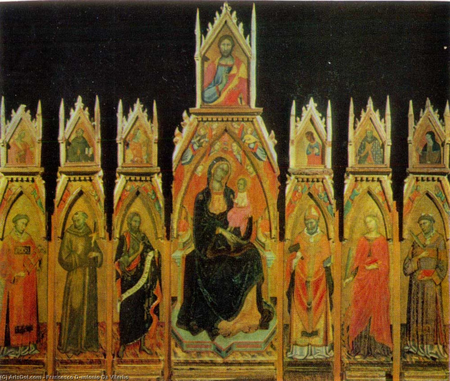 Wikioo.org – L'Encyclopédie des Beaux Arts - Peinture, Oeuvre de Francesco D'antonio Da Viterbo - publie dans francesco D'antonio de ancona