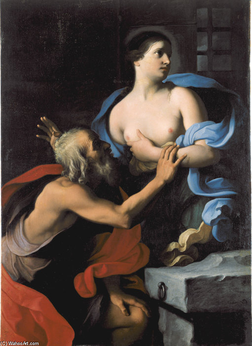 Wikioo.org – La Enciclopedia de las Bellas Artes - Pintura, Obras de arte de Giovanni Domenico Cerrini - Carita Romana
