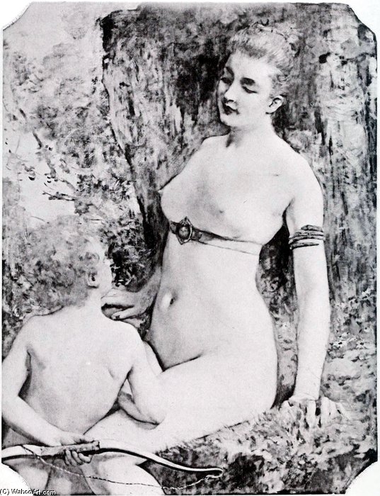 Wikioo.org - สารานุกรมวิจิตรศิลป์ - จิตรกรรม Henri Gervex - Venus Et L'amour
