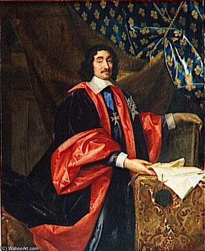 Wikioo.org - The Encyclopedia of Fine Arts - Painting, Artwork by Henri Testelin - Portrait Of Chancellor Pierre Seguier